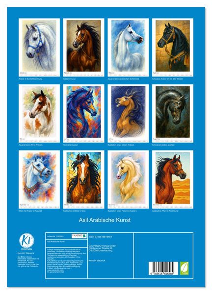 Produktbild: Asil Arabische Kunst (Wandkalender 2026 DIN A3 hoch), CALVENDO Monatskalender
