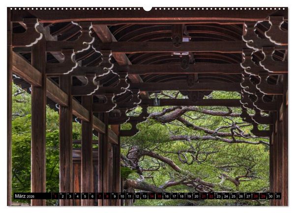 Produktbild: Kyotos Tempel - Bilder aus Japan (hochwertiger Premium Wandkalender 2026 DIN A2 quer), Kunstdruck in Hochglanz
