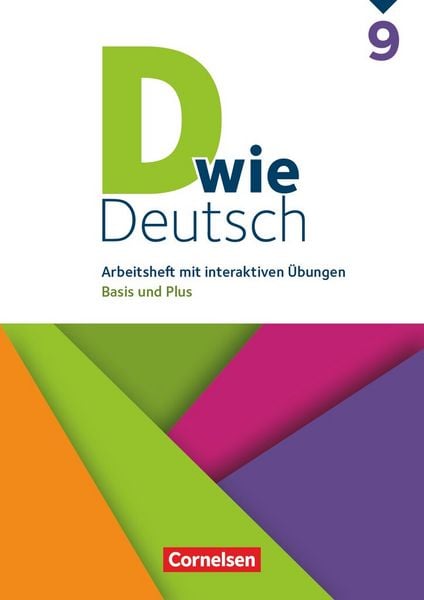 Produktbild: D wie Deutsch - Arbeitshefte Basis und Plus - Ausgabe 2018 - 9. Schuljahr