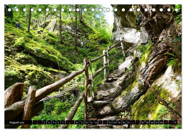 Produktbild: Meraner H&ouml;henweg von Meran bis Katharinaberg (Tischkalender 2026 DIN A5 quer), CALVENDO Monatskalender