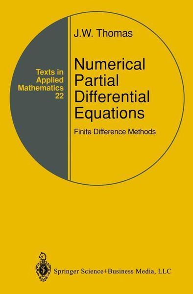 Produktbild: Numerical Partial Differential Equations: Finite Difference Methods
