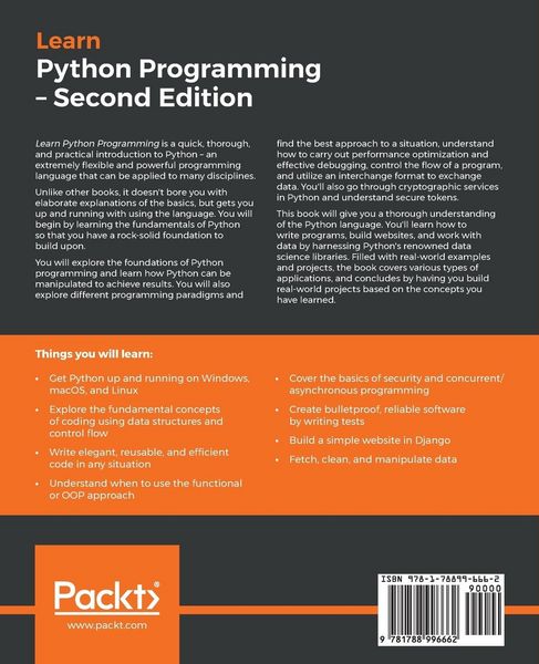 Produktbild: Learn Python Programming - Second Edition