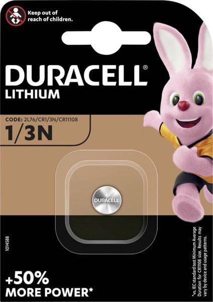 Duracell Fotobatterie CR 1/3 N 3V 1 St. 160 mAh Lithium CR1110