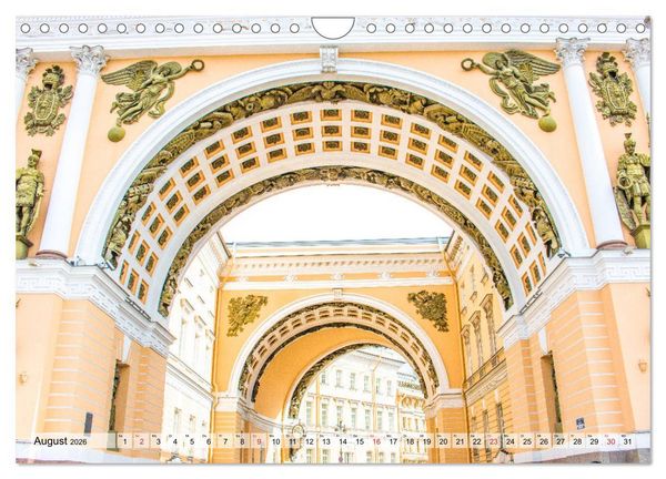 Produktbild: St. Petersburg - Prachtvolle Ostseemetropole (Wandkalender 2026 DIN A4 quer), CALVENDO Monatskalender