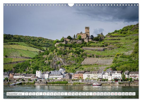 Produktbild: Kaub - Romantische Stadt am Rhein (Wandkalender 2026 DIN A3 quer), CALVENDO Monatskalender