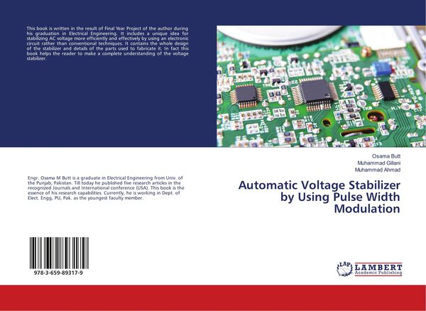 Produktbild: Automatic Voltage Stabilizer by Using Pulse Width Modulation
