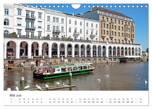 Produktbild: Hamburg (Wandkalender 2026 DIN A4 quer), CALVENDO Monatskalender