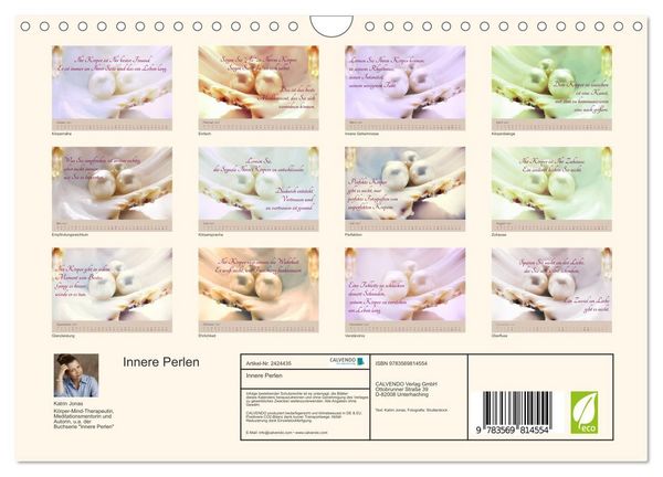 Produktbild: Innere Perlen (Wandkalender 2027 DIN A4 quer), CALVENDO Monatskalender