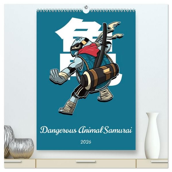 Produktbild: Dangerous Animal Samurai (High Quality Premium Wall Calendar 2026 DIN A2 portrait),CALVENDO 12 Month Wall Calendar
