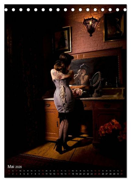 Produktbild: Boudoir Burlesque (Tischkalender 2026 DIN A5 hoch), CALVENDO Monatskalender