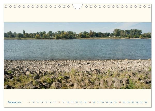 Produktbild: Am Rhein - Urdenbacher K&auml;mpe (Wandkalender 2026 DIN A4 quer), CALVENDO Monatskalender