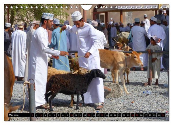 Produktbild: Faszinierendes Reiseland Oman (Wandkalender 2026 DIN A4 quer), CALVENDO Monatskalender