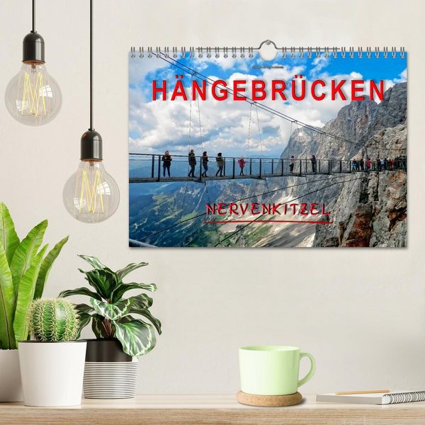Produktbild: H&auml;ngebr&uuml;cken - Nervenkitzel (Wandkalender 2026 DIN A4 quer), CALVENDO Monatskalender