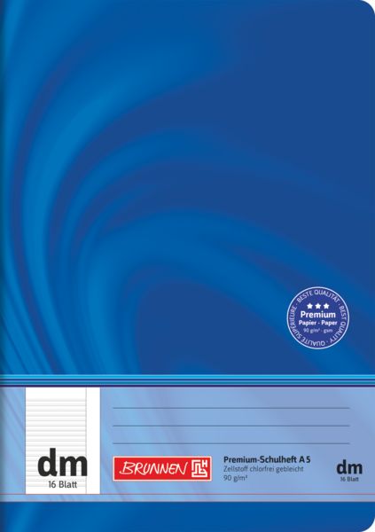 Produktbild: Brunnen Schulheft A5 Viv Lin dm 16Bl