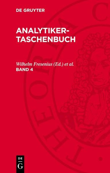 Produktbild: Analytiker-Taschenbuch. Band 4