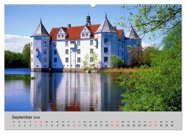 Produktbild: Schleswig-Holstein, Urlaubsland zwischen Nord- und Ostsee (Wandkalender 2026 DIN A2 quer), CALVENDO Monatskalender