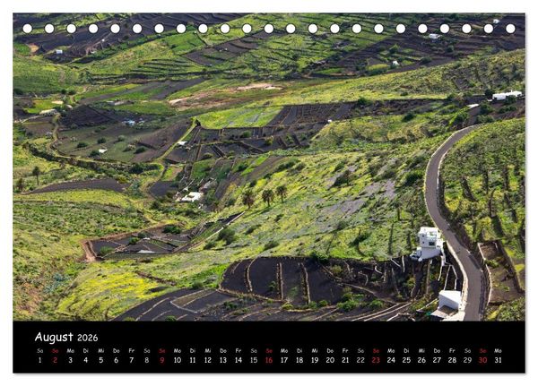 Produktbild: Lanzarote (Tischkalender 2026 DIN A5 quer), CALVENDO Monatskalender