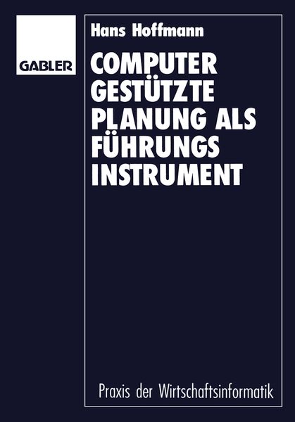 Produktbild: Computergest&uuml;tzte Planung als F&uuml;hrungsinstrument