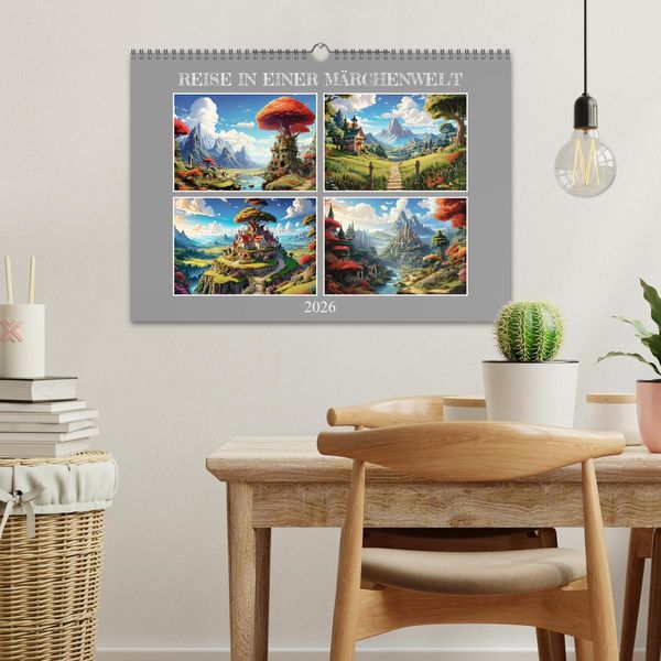 Produktbild: Reise in einer M&auml;rchenwelt (Wandkalender 2026 DIN A3 quer), CALVENDO Monatskalender