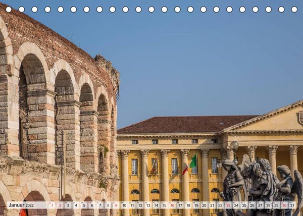 Produktbild: Viola, M: VERONA Historisches Stadtherz (Tischkalender 2022