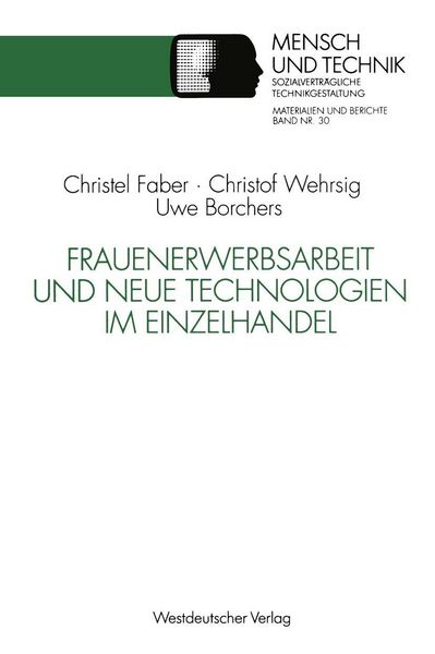 Produktbild: Frauenerwerbsarbeit und Neue Technologien im Einzelhandel