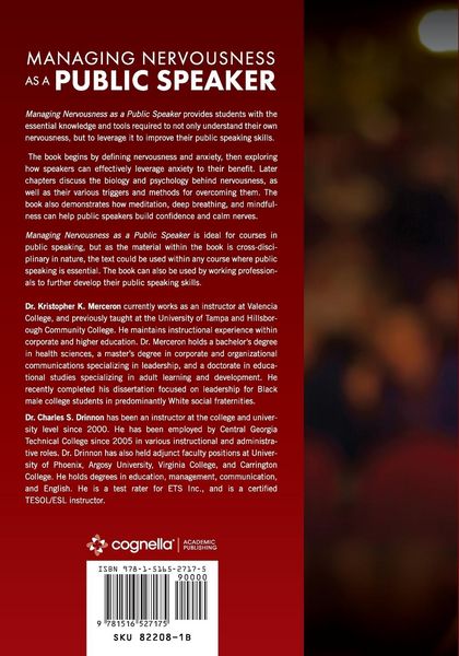 Produktbild: Managing Nervousness as a Public Speaker