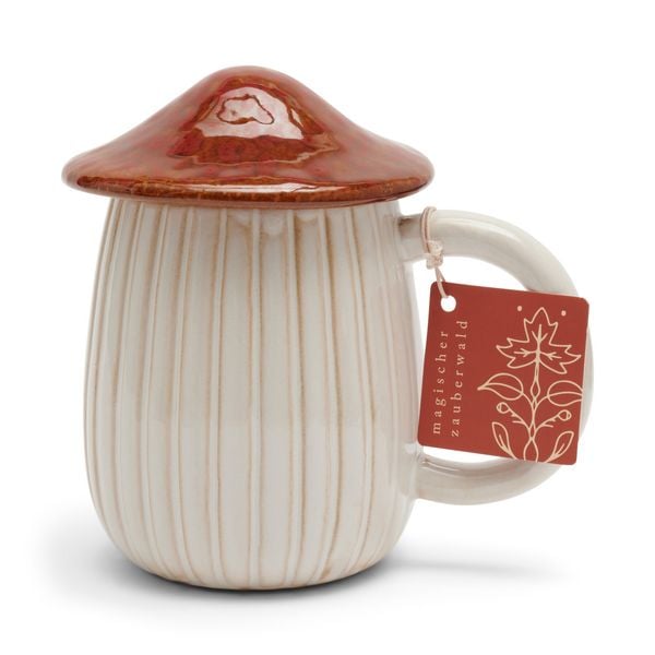 Produktbild: Tasse "Pilz", Bordeaux