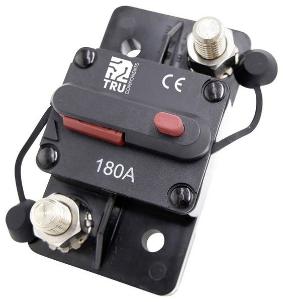 Produktbild: TRU COMPONENTS TC-13596608 Sicherungsautomat 180A Schwarz 1St.