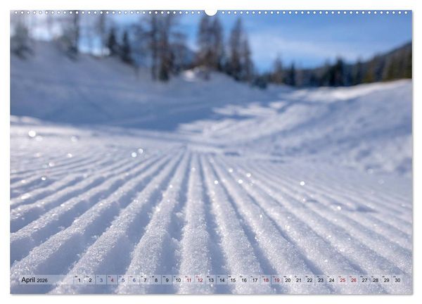 Produktbild: Schneeliebe (hochwertiger Premium Wandkalender 2026 DIN A2 quer), Kunstdruck in Hochglanz