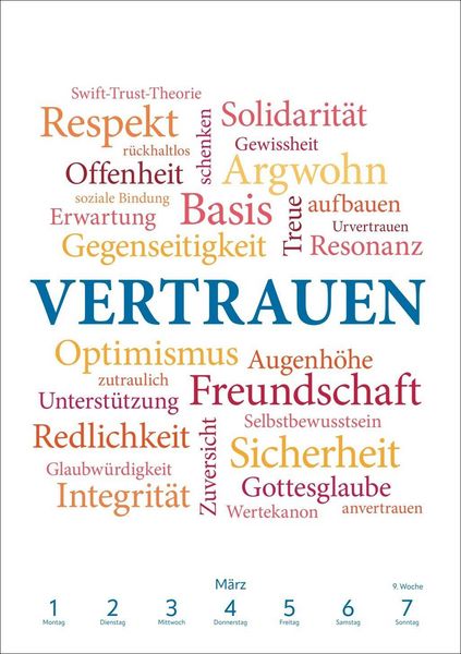 Produktbild: Was uns bewegt Wochen-Kulturkalender 2027 - Mit Worten auf Gedankenreise