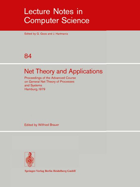 Produktbild: Net Theory and Applications