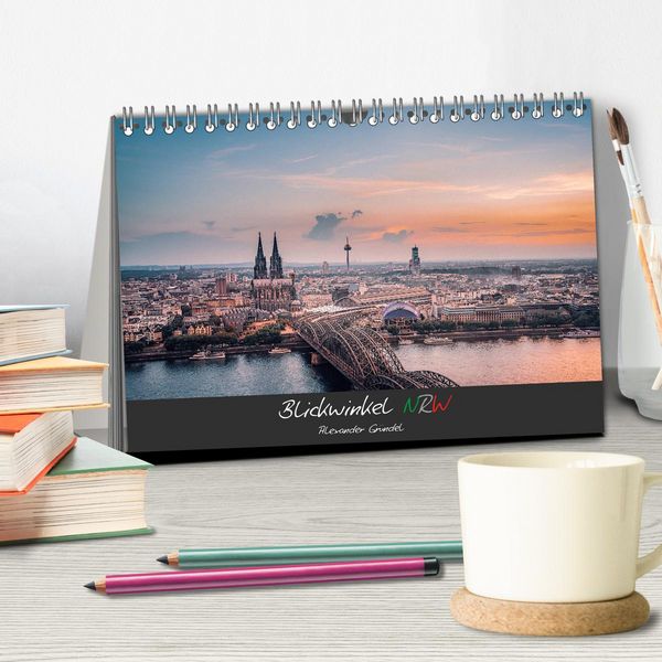 Produktbild: Blickwinkel NRW (Tischkalender 2026 DIN A5 quer), CALVENDO Monatskalender