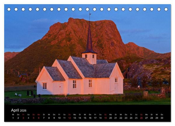 Produktbild: Norwegen (Tischkalender 2026 DIN A5 quer), CALVENDO Monatskalender