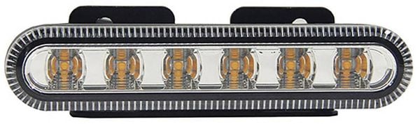 SecoRüt Frontblitzer / Straßenräumer Flash O TPF05Y 90505 12 V, 24 V über Bordnetz Aufbau, Einbau, Schraubmontage Orange