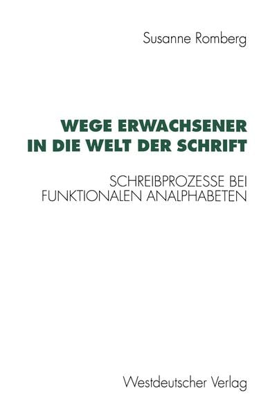 Produktbild: Wege Erwachsener in die Welt der Schrift