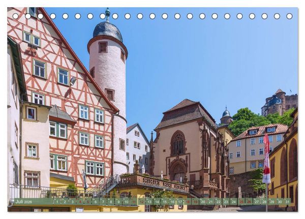 Produktbild: Romantisches Mainfranken (Tischkalender 2026 DIN A5 quer), CALVENDO Monatskalender