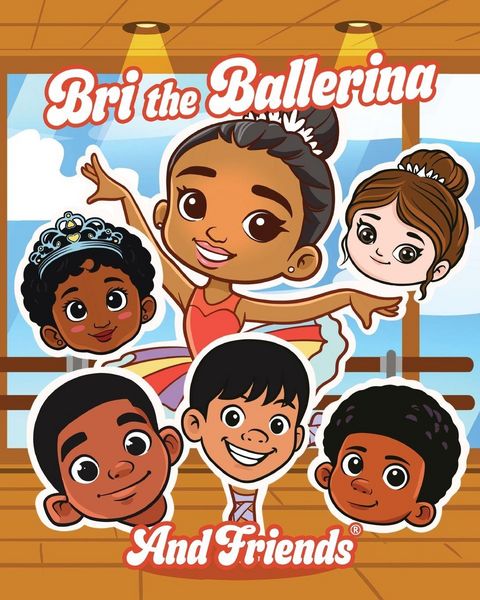 Produktbild: Bri the Ballerina and Friends Coloring Book