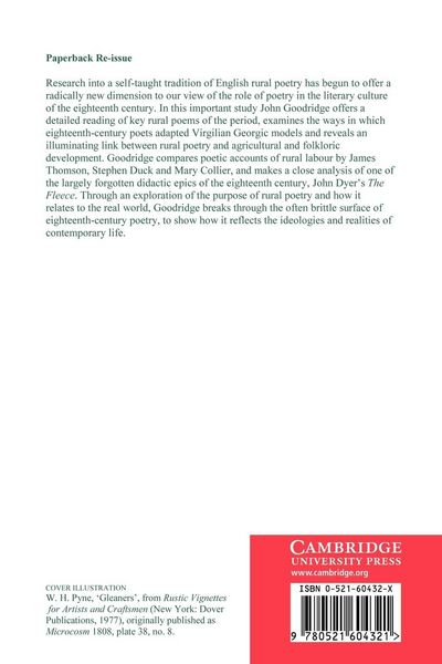 Produktbild: Rural Life in Eighteenth-Century English Poetry
