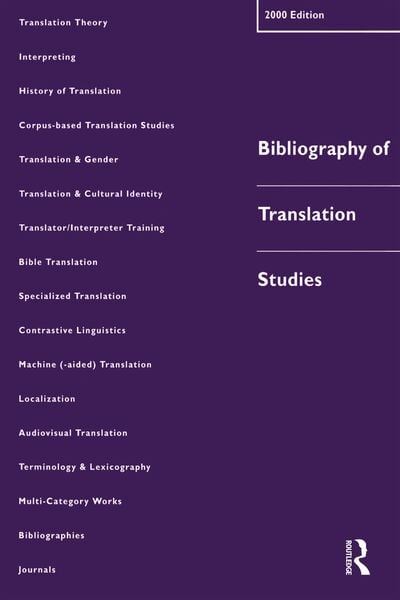 Produktbild: Bibliography of Translation Studies: 2000