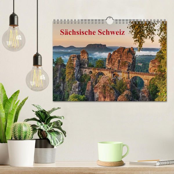 Produktbild: S&auml;chsische Schweiz (Wandkalender 2026 DIN A4 quer), CALVENDO Monatskalender