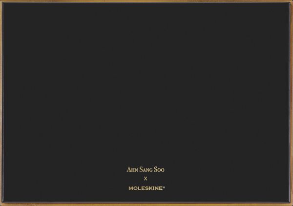 Produktbild: Moleskine Das Jahr des Drachen Sammlerbox mit Skizzenbuch (Large/A5, Fester Einband, Stoffeinband), Schablone, Kaweco F&uuml;llfederhalter