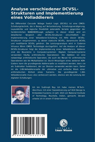Produktbild: Analyse verschiedener DCVSL-Strukturen und Implementierung eines Volladdierers