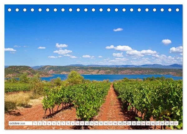 Produktbild: Montpellier - Escapades en ville et aux alentours (Calendrier de bureau 2026 DIN A5 vertical), CALVENDO calendrier mensuel