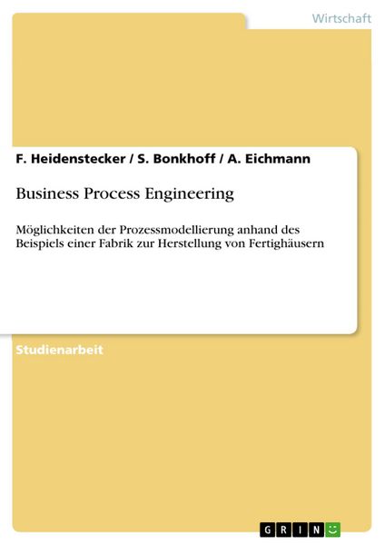 Produktbild: Business Process Engineering