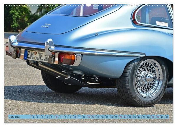 Produktbild: Jaguar E-Type - Die Raubkatze (hochwertiger Premium Wandkalender 2026 DIN A2 quer), Kunstdruck in Hochglanz
