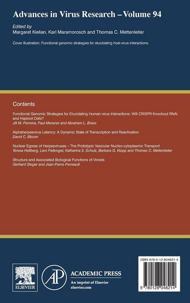 Produktbild: Advances in Virus Research