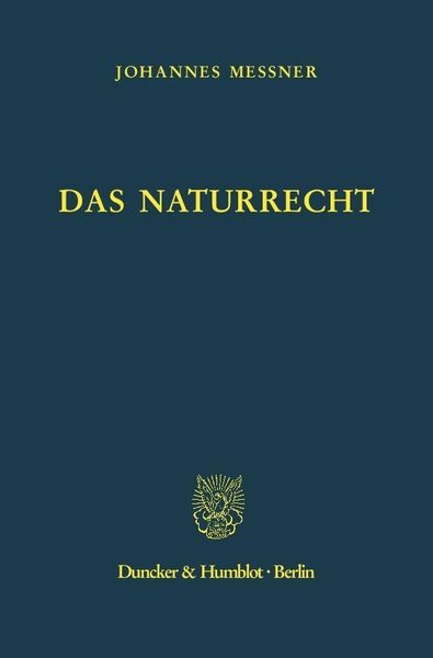 Produktbild: Das Naturrecht.