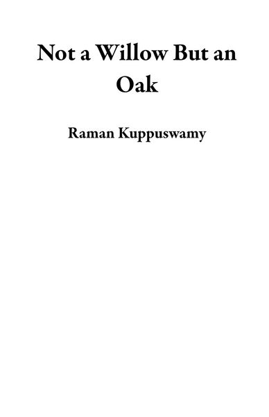Produktbild: Not a Willow But an Oak