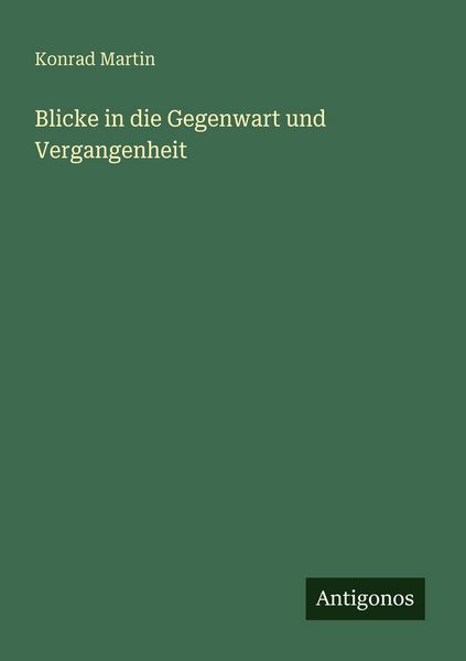 Produktbild: Blicke in die Gegenwart und Vergangenheit