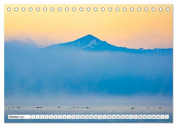 Produktbild: Der Chiemsee - Ansichten zum Tr&auml;umen (Tischkalender 2027 DIN A5 quer), CALVENDO Monatskalender